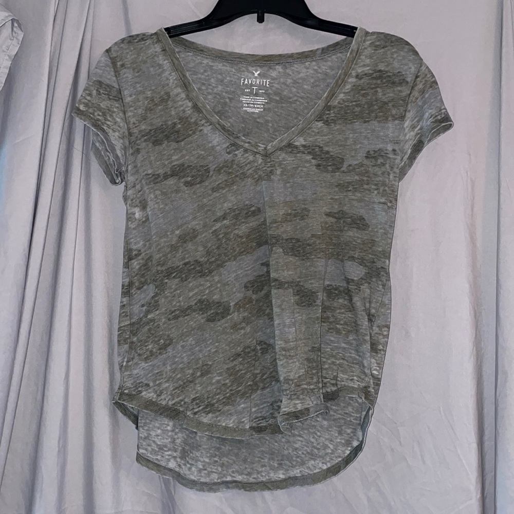 American Eagle Camo Shirt